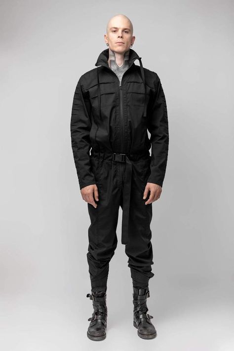 Jumpsuits for men - Buy designer men's jumpsuits | Stylish onesies for men online at MDNT45.com store with worldwide delivery Jumpsuit Outfit Men, Mens Jumpsuit, Mechanic Overalls, Steampunk Mechanic, Mechanic Jumpsuit, Light Armor, Work Jumpsuit, Urban People, Men Jumpsuit