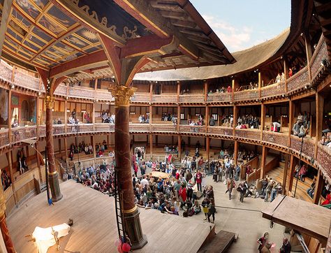 Shakespeare’s Globe (England). 'Few London experiences can beat a Bard’s eye view of the stage at the recreated Globe and it’s even more fun to get a ticket to stand (Elizabethan style). But if you want a more comfortable perspective on Shakespeare, pay a bit more and grab one of the seats in the galleries. The theatre is a triumph of authenticity, right down to the nail-less construction.'  http://www.lonelyplanet.com/england/london/sights/historic-theatre/shakespeares-globe Globe Theatre London, Shakespeare Globe, The Globe Theatre, Globe Theatre, Shakespeare Theatre, Globe Theater, Theatre London, London Tours, 100 Things To Do