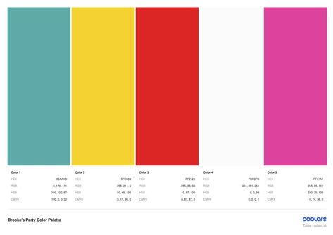 Color palette Carnival Theme, Carnival Themes, Theme Color, Santa Monica, Bar Chart, Color Palette, Carnival, Birthday Party, Birthday