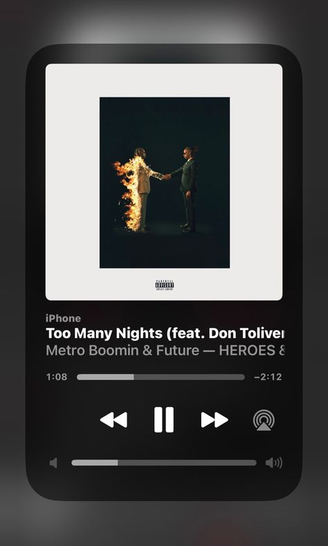 Metro Boomin And Don Toliver, Metro Boomin Don Toliver, Too Many Nights, Iphone Music Player, Spotify Screenshot, Don Toliver, Spotify Songs, Walpapers Cute, R&b Albums