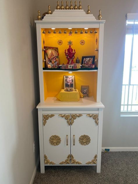 Reader’s Gallery Pooja Shelf Ideas Indian, Home Temple Ideas Puja Room, Pooja Shelf, Pooja Room Ideas Indian, Modern Dressing Table Designs, Pooja Door, Pooja Unit, Pooja Door Design, Pooja Ghar