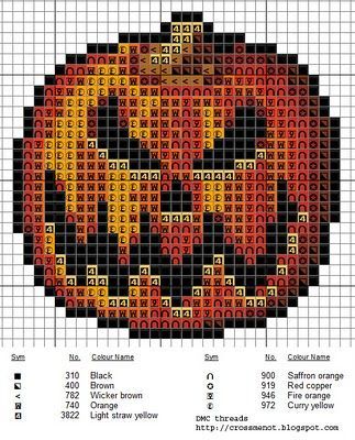 Free Halloween Cross Stitch Patterns | Found on crossmenot.blogspot.com Spooky Cross Stitch Pattern Free, Cross Stitch Pumpkin, Cross Stitch Camping, Pumpkin Cross Stitch Patterns, Halloween Cross Stitch, Pumpkin Cross Stitch, Fall Cross Stitch, Stitch Halloween, Halloween Cross Stitch Patterns