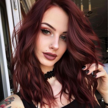 Red Brown with a Touch of Burgundy Dark Auburn Hair Color Pale Skin, Fair Skin Auburn Hair, Auburn Brown Hair Fair Skin, Dark Auburn Hair Fair Skin, Auburn Hair Pale Skin, Brownish Hair, Auburn Hairstyles, Reddish Brown Hair Color, Dark Auburn Hair