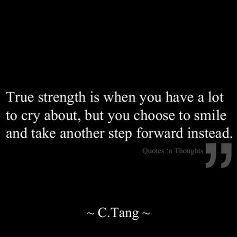 . True Strength Quotes, Words Inspiration, Strength Quotes, True Strength, Positive Words, Quotable Quotes, Quotes About Strength, A Quote, Infj