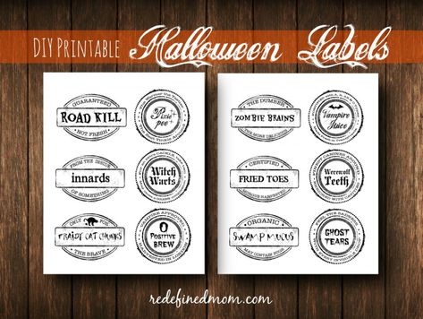 Diy Halloween Food Ideas, Halloween Labels Free, Halloween Chili, Halloween Labels Printable, Diy Halloween Food, Witches Tea, Halloween Food Ideas, Vintage Halloween Costume, Halloween Labels