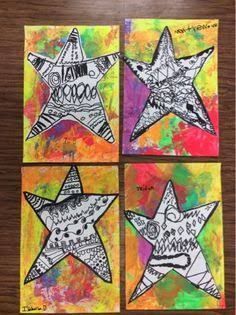 6 Matariki Star Crafts - diy Thought. Matariki star pattern drawing. Matariki Crafts, Matariki Art, Star Crafts, Grade 1 Art, Maori Culture, Kindergarten Art Lessons, Multi Cultural, Hearts And Stars, Drip Drip