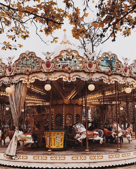 The significant carousel which symbolizes Caulfield’s desire to be young forever. -Catherine Tan Taman Vintage, Europa Park, Merry Go Round, Music Aesthetic, Beige Aesthetic, Jolie Photo, Brown Aesthetic, Autumn Aesthetic, Christmas Aesthetic