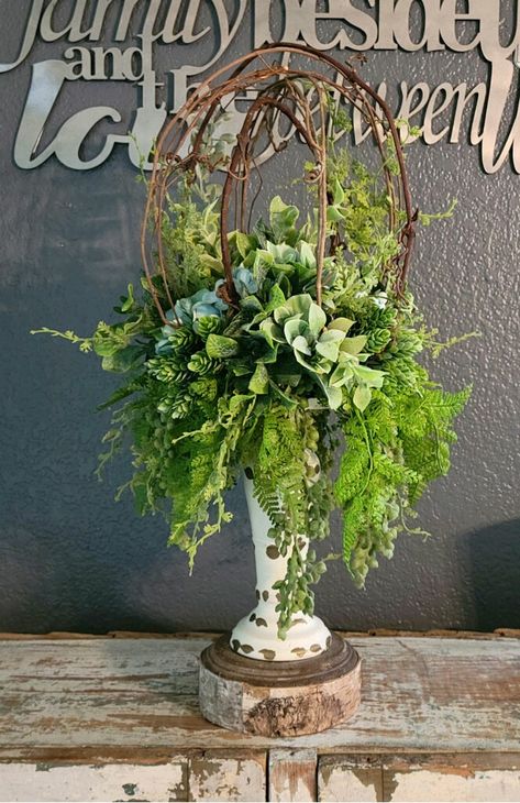 Spring Arrangements, Candle Topper, Silk Arrangements, Artificial Floral Arrangements, Flower Arrangements Simple, Church Flowers, Floral Arrangements Diy, Flower Arrangements Diy, Silk Flower Arrangements