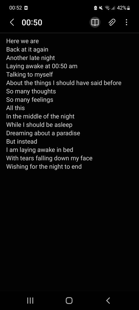 Deep 3am Thoughts, Youtube Description Ideas Aesthetic, Poetry About Night, I Wish I Wrote The Way I Thought, Random Thoughts At Night, Youtube Description Ideas Bio, Sleepless Night Snapchat Story, Broken Notes For Instagram, Few Words Quotes