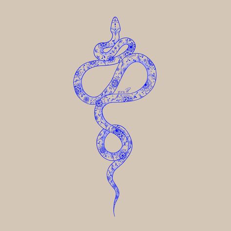 Tattoo design by #tattoo #tattoodesign #tattooinspiration #tattooidea #tattooartist #tattoos #tattoolove #blue #bluetattoo #blueaesthetic #aesthetic #wallpaper #porcelain #porcelaintattoo #snake #snaketattoo #minimalist #elegant #abstract #art #artwork #artist #female #feminine #femininetattoo #minimalisttattoo #design #digitaldesign #digitalart #tattooing #tattoosforwomen #tattoosformen Porcelain Snake Tattoo, Diamond Back Snake Tattoo, Blue Fine Line Tattoo, Porcelain Tattoo Blue, Coiled Snake Tattoo, Snake Tattoo Feminine, Chinese Snake Tattoo, Blue Snake Tattoo, Blue Porcelain Tattoo