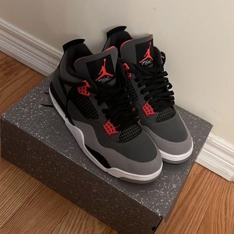 Jordan 4 infrared 11.5 US Jordan 4 Infrared, The Social, Jordan, Fashion Home Decor, Fashion Home, Jewelry Watches, Plus Fashion, Outfit Inspo, Jeans Shoes