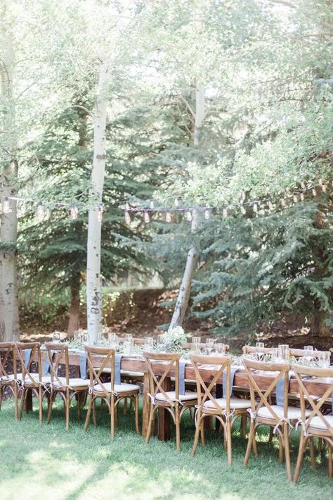 Alex and Shawn's small forest wedding was enchanting! Photo: @gabriellasantosphotography Small Forest Wedding, Airbnb Elopement, Forest Ceremony, Ethereal Forest, Wedding Venues Utah, Forest Elopement, Small Forest, Airbnb Wedding, City And Colour