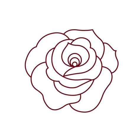 How to Draw a Rose: A Step by Step Guide Blooming Rose Drawing, Easy Rose Drawing Step By Step, Rose Drawing Simple Step By Step, How To Draw A Rose Step By Step, Draw Roses Step By Step, Rose Top View, Rose Drawing Step By Step, How To Draw A Rose, Simple Rose Drawing