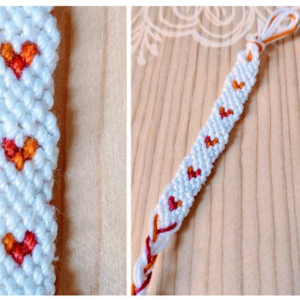 Cute Anklets, Make Friendship Bracelets, How To Make Bookmarks, Sweet Love, Alpha Patterns, Small Heart, Blue Heart, Friendship Bracelet Patterns, String Art