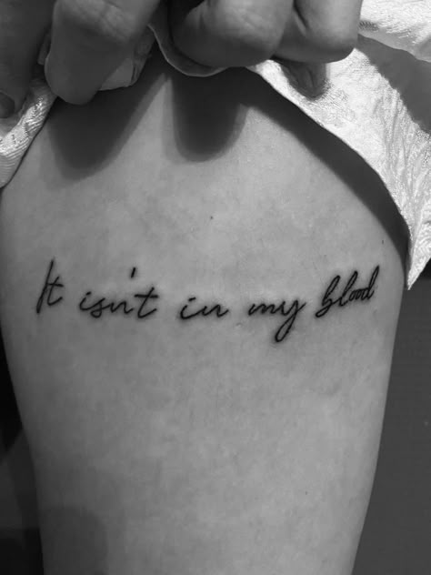 Shawn mendes in my blood tattoo Shawn Mendes Tattoo Ideas Lyrics, Shawn Mendes Inspired Tattoos, Shawn Mendes Tattoo Ideas, Shawn Mendes Tattoo, Blood Tattoo, Tattoos Inspo, Feel Like Giving Up, My Tattoos, Anime Tattoos