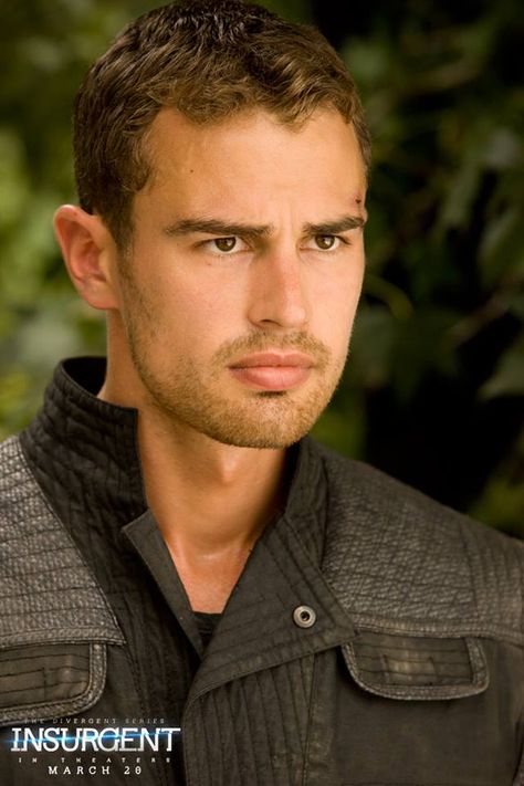 How can you let the person you love risk her life for the greater good? #Insurgent Insurgent Movie, Divergent Theo James, Divergent Four, Tris And Four, Divergent Movie, Theodore James, Tobias Eaton, Veronica Roth, Divergent Series