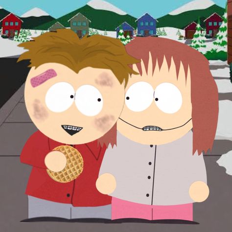 Shelley X Kevin South Park, Cartman And Shelly, Kevin X Shelly South Park, Shelly X Kevin South Park, Tucker Zone, Shelley Marsh, Kevin Mccormick, Style South Park, Goth Kids