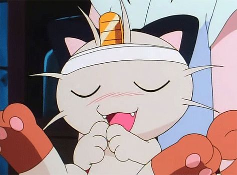 Meowth ! <3 Meowth Fanart, Meowth Pfp, Pokemon Meowth, Pokemon Gif, Pokémon Stuff, Pokemon Collection, Team Rocket, All Pokemon, Reaction Gifs