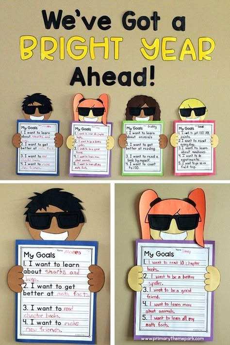 Student Goal Setting, Goal Setting For Students, First Day Activities, First Week Of School Ideas, First Days Of School, Beginning Of School Year, Teaching Second Grade, First Grade Writing, First Day Of School Activities