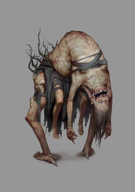 Sif Dark Souls, Desenhos Gravity Falls, Dark Creatures, Creature Artwork, Horror Monsters, Cool Monsters, Dnd Monsters, Monster Concept Art, Fantasy Monster