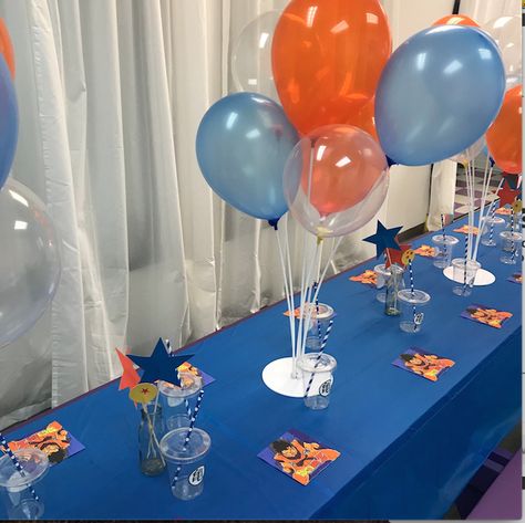 Dragon Ball Z Birthday Party, Indoor Playground Party, Dragon Ball Z Birthday, Goku Birthday, Birthday Dragon, Playground Party, Dragon Birthday Parties, Giraffe Birthday, Ball Birthday Parties