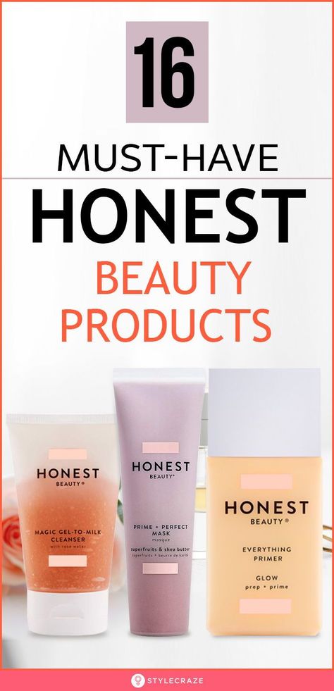 Honest Beauty Skincare, Honest Makeup, Honest Beauty Makeup, Honest Beauty Lip, Honest Products, Toxic Makeup, Clean Beauty Makeup, Organic Skin Care Products, Toxic Products