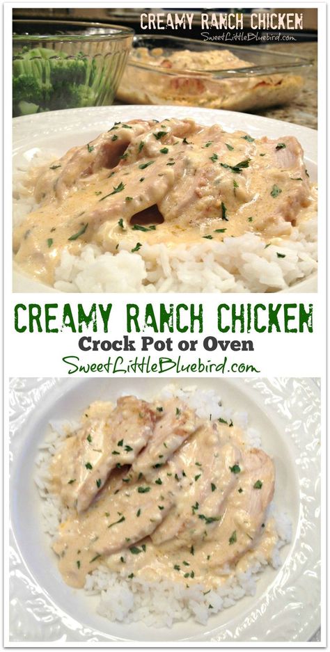 Dill Vinaigrette, Creamy Ranch Chicken, Chicken Crock Pot, Creamy Ranch, Diy Easy Recipes, Cheap Recipes, Ice Trays, Recipes Appetizers, Freezer Bags