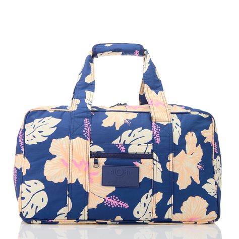 Pape'ete Keep It Light Weekender in Neon on Moon on Navy | ALOHA Collection Aloha Collection, Free People Swim, Neon Moon, Light Backpack, Travel Games, Clutch Pouch, Candle Accessories, Small Pouches, Accessories Bags Purses