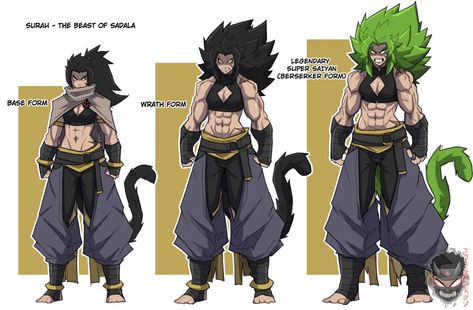 Frankydman | Meet my new OC Surah, The Beast of Sadala #saiyanoc #legendarysupersaiyan #legendarysupersaiyanoc | Instagram Dragonball Oc, Saiyan Female, Dbz Oc, Tomboy Art, Female Muscle, Dragon Ball Art Goku, Dragon Ball Super Art, Bd Comics, Dragon Ball Super Manga