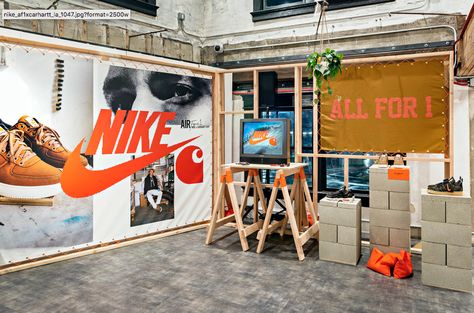 Stores Design, Exhibition Installation, Nike Retail, Store Concept, Retail Store Design, Retail Interior, Outdoor Store, Environmental Design, Retail Stores