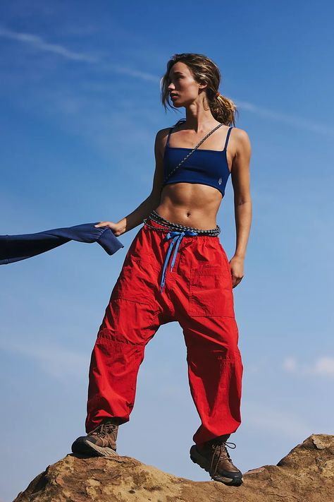 Well Played Pants | Free People UK Canada Clothes, Zumba Outfit, Hiking Fits, Red Fits, Adjustable Waistband, Fp Movement, Sporty Outfits, Style Mistakes, Hiking Outfit