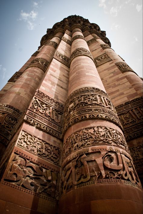 Qutab Minar, Delhi #delhi #indiatourism Delhi Trip, Delhi Aesthetic, Qutab Minar, Delhi Photography, India Architecture, Drawing Architecture, Perspective Drawing Architecture, Fashion Design Template, Castle Aesthetic