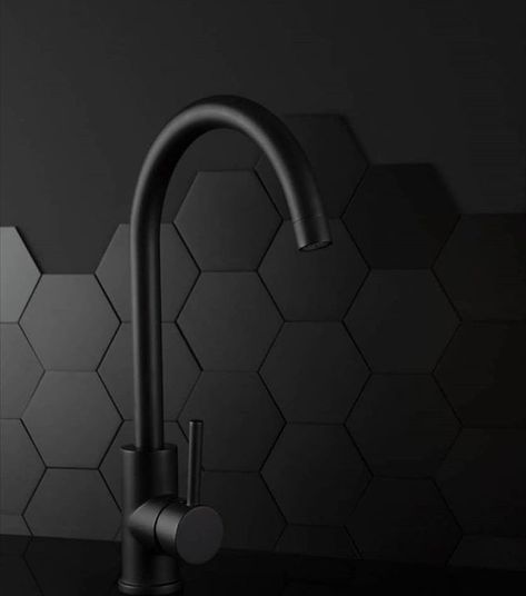 Bathroom Basin Taps, Modern Kitchen Faucet, Latest Interior Design Trends, Black Bedroom Furniture, Kitchen Door Handles, Black Bedroom, Kitchen Mixer Taps, Nordic Interior, Dark Interiors