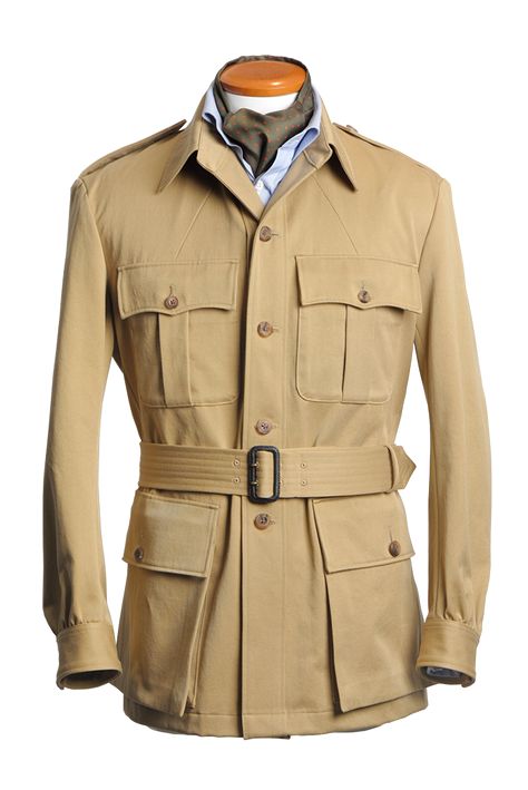 An overview of the safari jacket presented by batak. Safari Jacket Outfit, Norfolk Jacket, Safari Outfit, Safari Outfits, Mens Fashion Smart, Safari Jacket, Safari Style, Mens Fashion Suits, Field Jacket