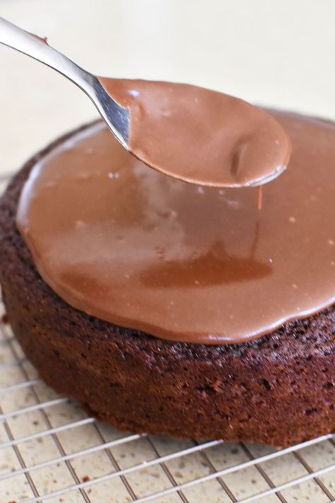 icing boiled chocolate cake. Boiled Icing, Chocolate Layer Cake, A Birthday Cake, Chocolate Icing, Morning Tea, Cake Tins, Easy Chocolate, Round Cakes, Chocolate Cake Recipe