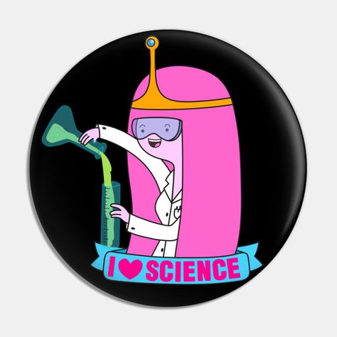 Princess Bubblegum Scientist, Chemistry Stickers, Brain Pin, Adventure Time Bmo, Sticker Design Inspiration, Paper Doll House, Adventure Time Finn, Princess Celestia, Princess Bubblegum