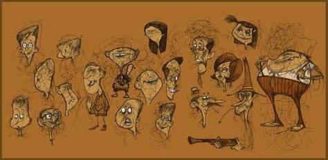 Pixar Characters, Face Characters, Character Sketches, Visual Development, Design Process, Vintage Illustration, Artist Inspiration, Pixar, Click Here