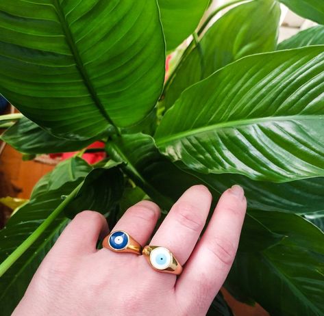 Evil eye ring Greek jewellery Ring with eye Protection ring Positive energy ring Hand painted ring Blue ring   White ring positive energy Greek Jewellery, Hand Painted Ring, Eye Meaning, Double Finger Ring, Handmade Gold Ring, Protection Ring, Chic Rings, Jewellery Ring, Blue Ring