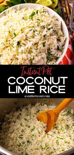 Coconut Lime Rice, Acid Reflux Diet Meals, A Southern Soul, Rice Side Dish Recipes, Fluffy Rice, Rice Side, Perfect Rice, Rice Side Dishes, Lime Rice