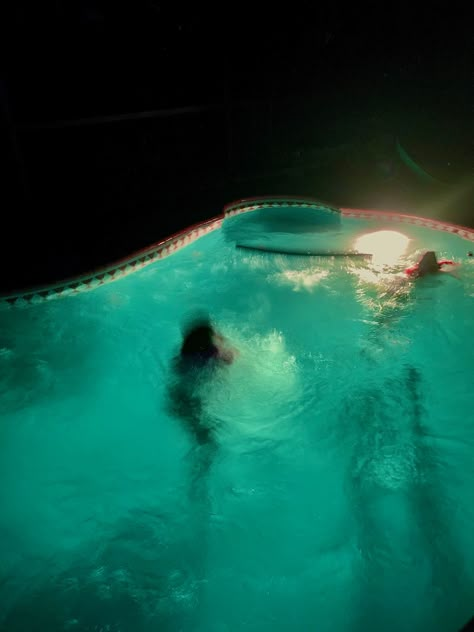 #summer #pool #night #aesthetic #grunge #florida Grunge Pool Aesthetic, Swimming Pool Summer Aesthetic, Pool Core Aesthetic, Motel Pool Aesthetic, Florida Gothic Aesthetic, Pool Dark Aesthetic, Summer Horror Aesthetic, Pool Nostalgia, Pool At Night Aesthetic