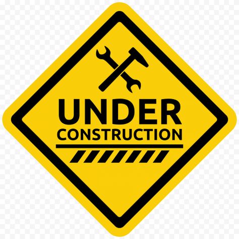 Under Construction Sign, Construction Signs, Civil Defense, Png Design, Under Construction, Defense, Png Images, Transparent Background, Novelty Sign