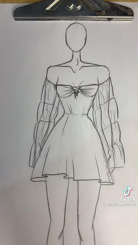 Pin de Salc Max em Cuaderno de bocetos de moda [Vídeo] | Caderno de croquis de moda, Croquis de moda, Esboços de design de moda Croquis With Clothes, Fashion Design Drawings Aesthetic, Fashion Drawing Beginner, How To Design A Dress Drawing, Drawing Dress Tutorial, Fashion Drawing Tutorial Sketches, Fashion Design Sketches Tutorial, Fashion Design Sketches For Beginners Step By Step, How To Fashion Sketch