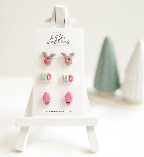 More mini studs are in the shop! #christmas #reindeer #earrings #christmasearrings #giftideas #giftforher #polymerclay #polymerclayearrings #etsy #etsyofinstagram #etsyshop #etsyhandmade #etsyearrings #shopsmall #shoplocal Reindeer Earrings, Mini Studs, Christmas Earrings, Christmas Reindeer, Etsy Handmade, Small Shop, Polymer Clay Earrings, Clay Earrings, Reindeer