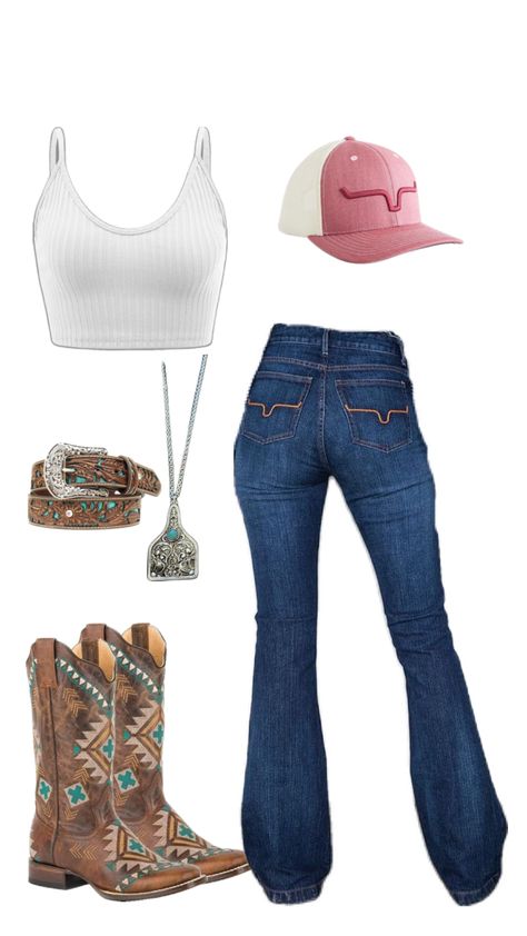 Girly Country Outfits, Fall Cowgirl Outfits, Western Ootd, Summer Cowgirl Outfits, Punchy Western Outfits, Country Summer Outfits, Country Western Outfits, Country Outfits Women, Cowgirl Clothes