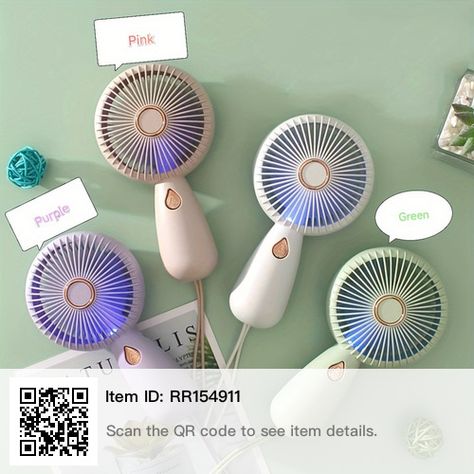 Desk Student, Party Swimming Pool, Fan Portable, Handheld Fan, Small Fan, Portable Fan, Hand Held Fan, Rope Design, Hand Holding