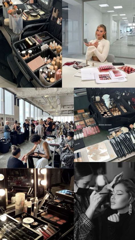 dream life, dream job, mua collage #mua #dreamcareer #makeup Dream Career, Artist Aesthetic, Dream Job, Dream Life, Makeup Artist, Collage, Makeup, Make Up