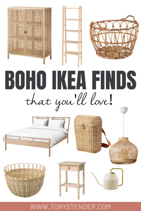 BOHO IKEA FINDS YOU'LL LOVE / Tory Stender - Tory Stender Ikea boho style / Boho style from Ikea / Affordable boho decor / Boho Ikea bedroom / Boho Ikea office / Boho Ikea Dining Room / Boho Ikea furniture / Ikea rattan furniture Best Dining Room Colors, Boho Ikea, Nordli Ikea, Ikea Dining Room, Boho Bedroom Furniture, Ikea Dining, Chambre Inspo, Boho Bedroom Design, Ikea Finds