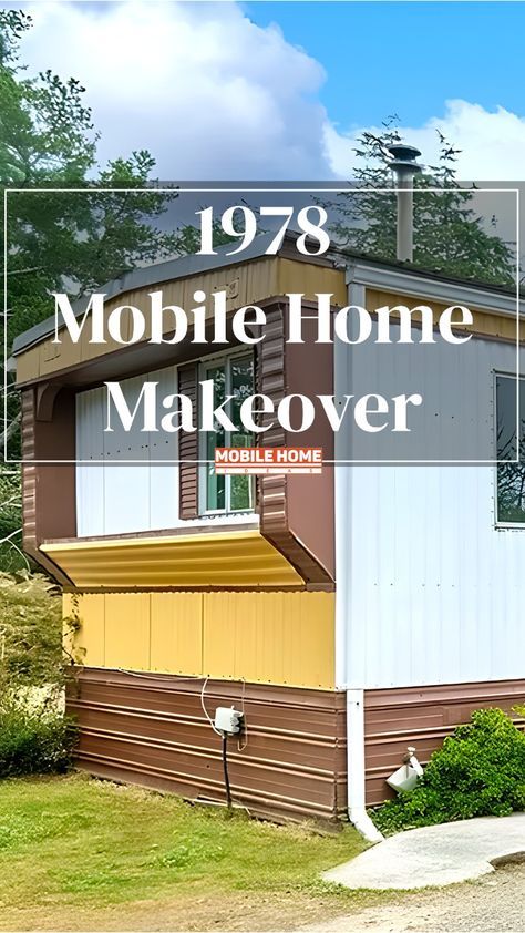 Trailer Diy Ideas Mobile Homes, Beautiful Trailer Homes, 1978 Home Decor, Mobile Home Conversion, Mobile Home Tub Makeover, New Single Wide Mobile Homes, Remodel Old Mobile Home, How To Decorate A Mobile Home Single Wide, Modular Home Upgrades