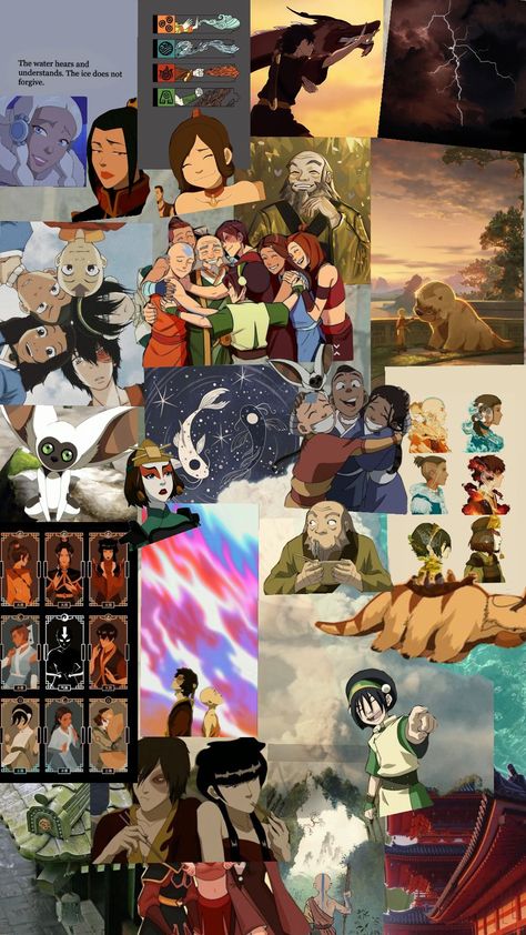 Avatar last airbender collage #bookcover #avatarthelastairbender #anime Avatar The Last Airbender Phone Wallpaper, Avatar Collage Wallpaper, Avatar The Last Airbender Vintage Poster, Avatar The Last Airbender Laptop Background, Avatar The Last Airbender Collage, Avatar The Last Airbender Retro Poster, Avatar Last Airbender, Avatar Collage, Air Bender