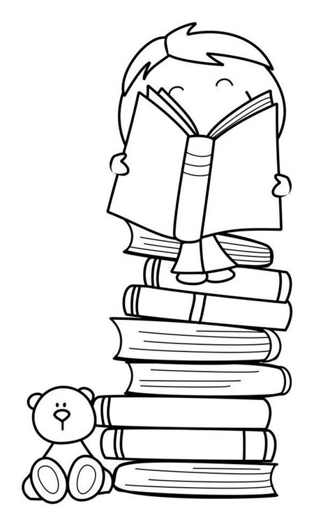 Digi Stamp, Digi Stamps, Coloring Book Pages, Coloring Pictures, Digital Stamps, School Crafts, Colouring Pages, Coloring Sheets, Love Book